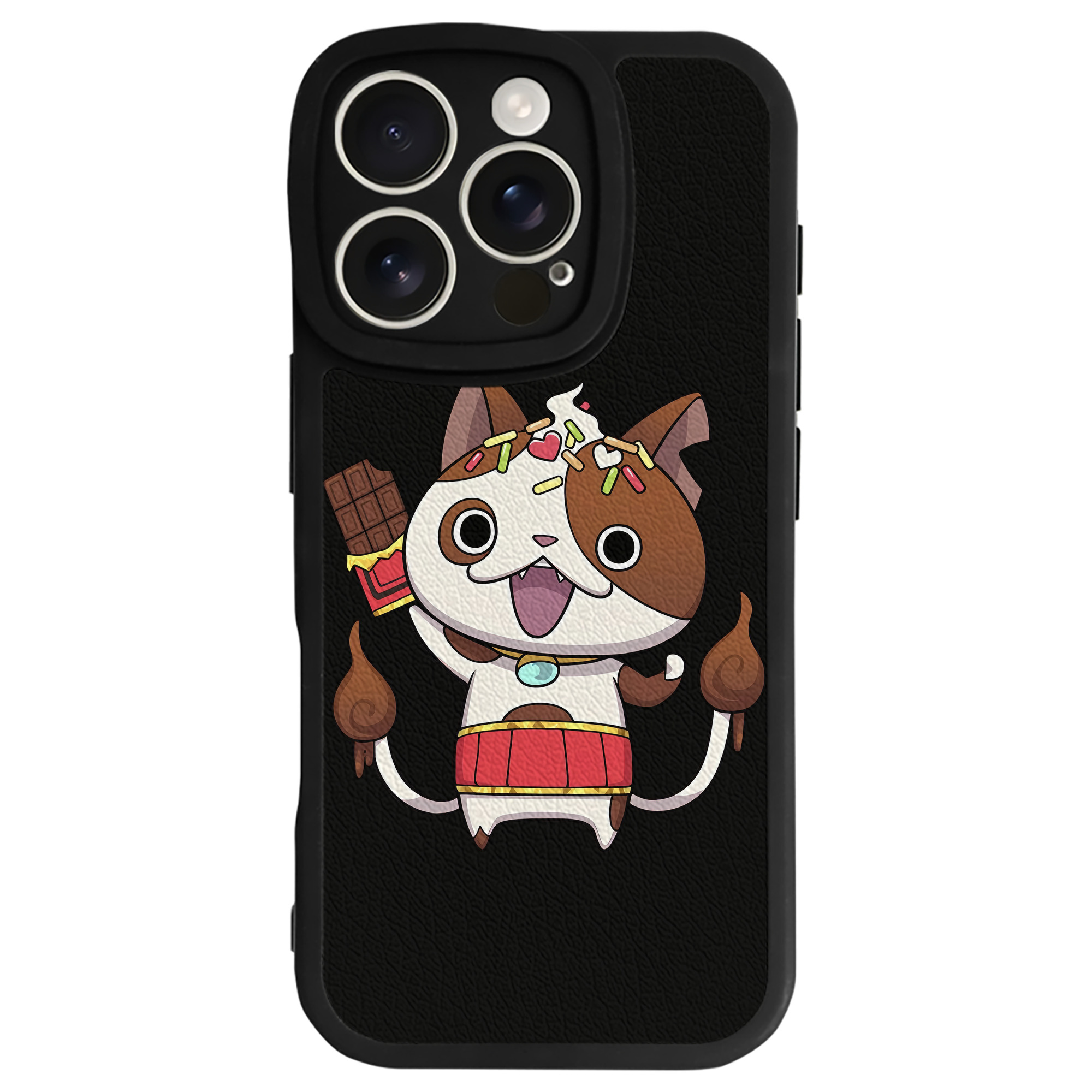 （画像用） 妖怪ウォッチ Yo-kai Watch 【iPhone 16シリーズ対応】シリコンスマホケース（レザー調） 材質：シリコン